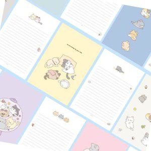 패드편지지 대학생 펜팔 안부