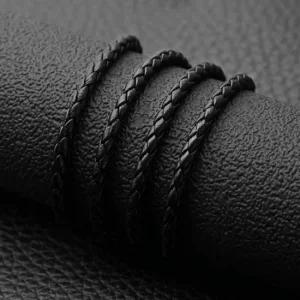 써지컬스틸 가죽 레더 끈 목걸이줄 체인목걸이 써지컬스틸 가죽목걸이 레더목걸이 남자목걸이