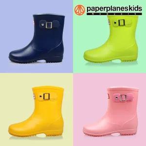 [보리보리/페이퍼플레인키즈]아기 장화 유아 레인부츠 유아 베이비 신생아 걸음마 신발 덧신
