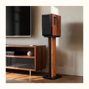 북쉘프 프론트 스피커 받침대 1쌍 우드 리어 서라운드