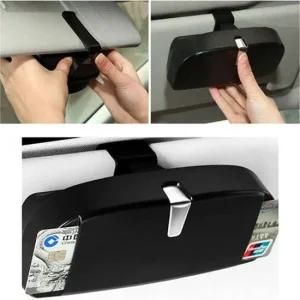 원터치 차량선글라스케이스 안경보관함 선바이저클립 선글라스보관함 안경케이스 안경정리함