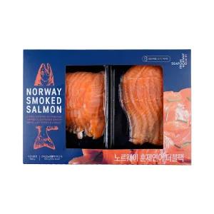 [냉장][노르웨이] 더블 슬라이스 훈제연어 (300g/팩)