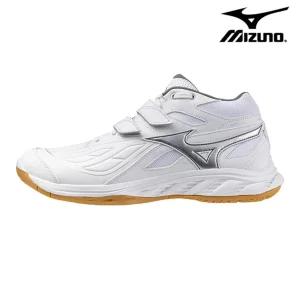 미즈노 신발 웨이브 팡 ST 더블벨크로 화이트실버 71GA256301 배드민턴화 운동화 인도어화 오남스포츠