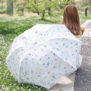 [알티피아]TC2 여름 자외선차단 꽃무늬 레이스 암막 양산 우산