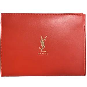 입생로랑 뉴이어 레드 무광 파우치