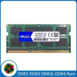 HRUIYL DDR2 DDR3 DDR3L DDR4 노트북 메모리 1GB 2GB 4GB 8GB 16GB Sodimm 1066 1333 1600 1866 2133 2400 2666