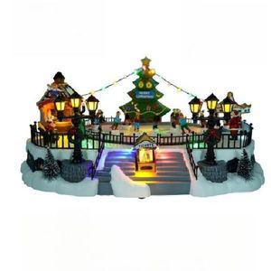 크리스마스 스케이트장 오르골 뮤직박스 목마 램프 회전