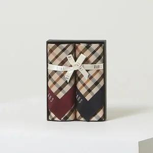 [AK분당점] [닥스] 하우스체크 면 손수건 2종세트 DCHA5E001N2