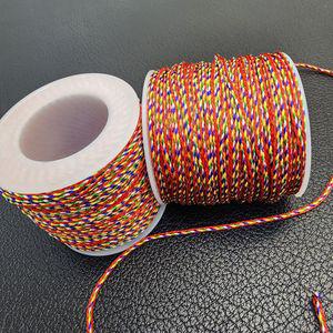 오복 오색실 매듭 팔찌 재료 행운 불교