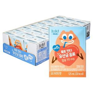 LUKT 유아용 킨디 유산균 음료 125ml x 24개