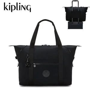 [키플링] 블랙 짐가방 여행 보스턴백 트래블백 아트 M 블랙 KPCBR03 INBK..