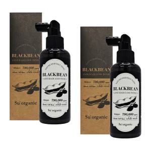 Suorganic 수오가닉 블랙빈 탈모완화 맥주효모 헤어토닉 150ml 2개_