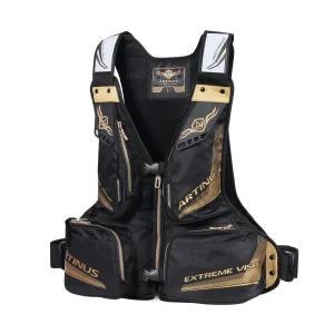 아티누스 여름철 부력 낚시구명조끼 블랙 AV-154B