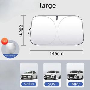 자동차 창문 차양 커버 쉐이드 앞유리 바이저 보호대 접이식 UV 스타일링 액세서리