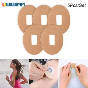 접착 패치 센서 커버 방수 리브레 패치 커버 프리스타일 가디언 센서 보호대 1 세트 5 개