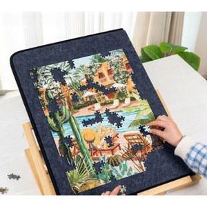 퍼즐패드 직쏘퍼즐 받침대 펠트판 모직판 브라켓 패드 수납 퍼즐 조각 미끄럼방지 퍼즐판