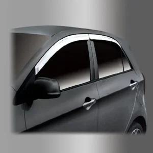 기아 모닝2유니011 크롬 선바이저 4pcs 도어바이져