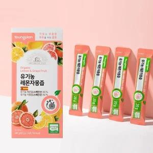 [영진약품]유기농 레몬자몽즙 20g x 14포 2박스