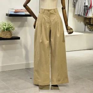 [대구백화점] [반에이크]버튼 면 와이드 팬츠(VB49SLMD03Z)