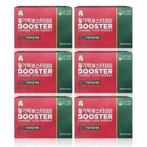 [정관장] 정관장 활기력 부스터 (액상 20ml + 정제 400mg) x 14개입 x 6박스 WYS
