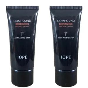 1+1 아이오페 맨 컴파운드 선 스크린 50ml 저자극선크림 자외선차단 남자선크림 미백