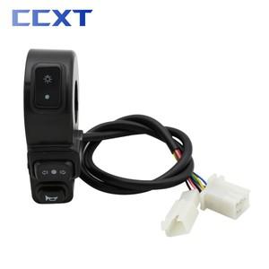 오토바이 전기 자전거 스쿠터 ATV 쿼드 22mm 핸들 바 범용 부품 스위치 라이트 신호 경적 ON/OFF 3 In 1