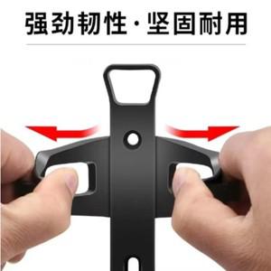 오토바이 타기 워터 컵 홀더 라운드 튜브 고정 간편하고 빠른 탈착식 스트랩 주전자 1x.