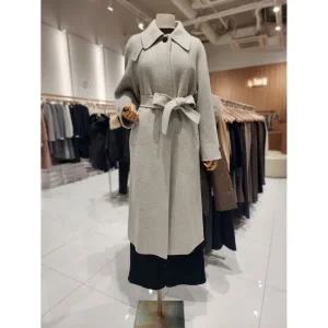 라인어디션N854여성 카라 캐시미어 핸드메이드 코트 NHHCOK0800