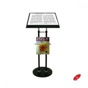 입구 메뉴판 거치대   악보 보면대 ZMA-DS1100B 간판 포스터 진열 광고 배너 베너 현수막 전단
