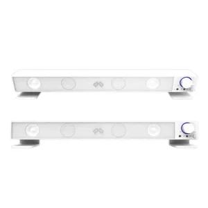 USB 전원 사운드바 스피커 화이트 2채널스피커 pc스피커 컴퓨터스피커