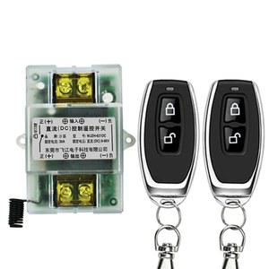 리모컨 스위치 워터 펌프 DC 모터 램프 리모컨, 배터리 전원 차단 컨트롤러, 433MHZ, 12V, 24V, 48V, 60V, 72V