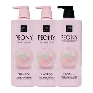 미쟝센 펄샤이닝 피오니향 샴푸 1000ml x2 + 트리트먼트 1000ml