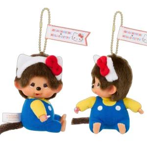 몬치치 x 헬로키티 인형 콜라보 한정판 키링