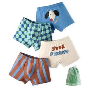 너의친구 남아 사각팬티 4매+더스트백(N192)