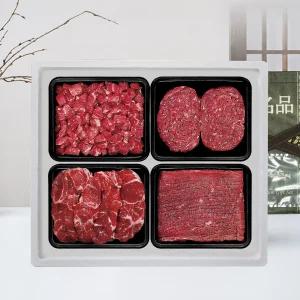 1+한우 요리용 선물세트(국거리400g, 불고기400g, 사태살400g, 우둔살400g)