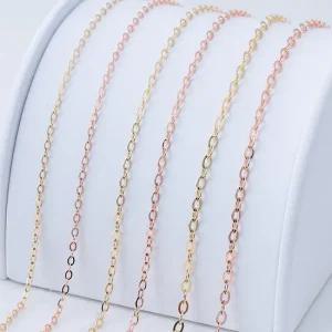 [엘렌쥬얼리] 14K 모줄 체인 금 목걸이 Type A(2푼 굵기)