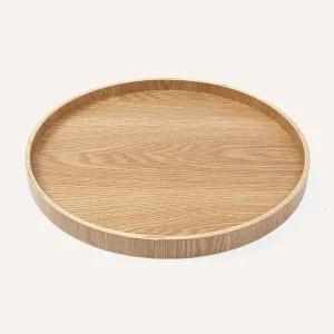 비타리토 TLCMZRBX 홈카페 우드트레이 원형 34.5cm