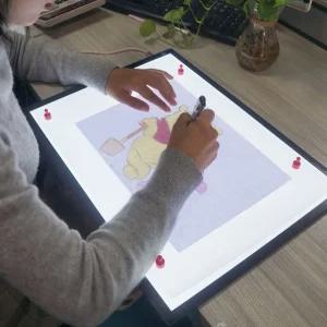 LED 라이트 박스 그림판 밝기조절 웹툰 그림 사이즈 가오몬 스케치