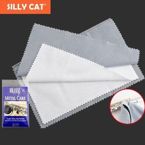 폴리싱천 1 개  BLITZ 악기 실버 천 연마 천 색소폰 플루트 트럼펫 청소 실버 천 청소 천