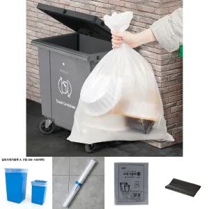 (120 투명 100X120 50매 대형) 평판봉투/쓰레기봉투/비닐봉투/재활용/분리수거/카페/병원/학교/탕비실