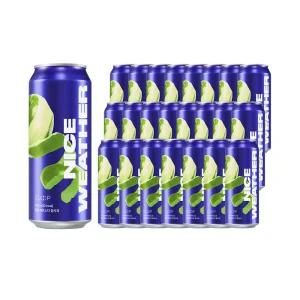 클룹 나이스웨더 음료 대용량 제로소다 청사과 500ml 24개