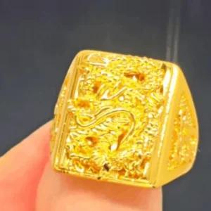 [오노마] ONM 18k 남자 남성 패션 특수 압축 도금 커플 반