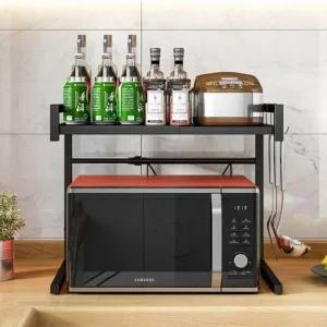 렌지대 전자레인지 폭조절 공간활용 선반 수납 2단