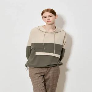 [보니스팍스][보니스팍스(Bonispax)] 사이드 프린트 절개배색 아노락 블라우스(택가격 119000원)