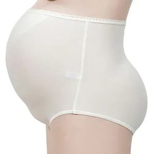 임산부 면스판 복부 팬티 이중 지지력 편안한 속옷 (WFJGMU3)