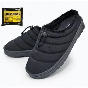 [하프클럽/]스트링 여자 방한 슬리퍼 털신발 겨울 보온 패딩 신발 신발 세정