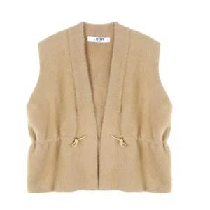 [레코브](레코브) 허리스트링 니트 베스트(LC31CYKV914X)