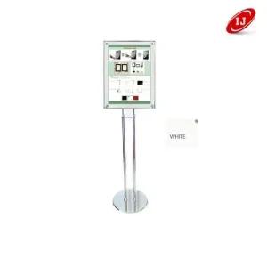 포스터 자석액자 스탠드 APS-1250CP B4 가로세로 흰색 간판 포스터 진열 광고 배너 베너 현수막