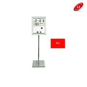 포스터 자석액자 스탠드 APS-46CP A3 가로세로 빨강 간판 포스터 진열 광고 배너 베너 현수막