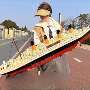 중국레고타이타닉 블록 선박 어려운레고 아이선물 호환블럭 성인 대형 타이타닉 크루즈선